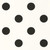101209007 - Moonlight Polka Dots Black Casadeco Wallpaper