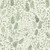 Galerie 27014 - Morgongava Floral Leaves Green Galerie Wallpaper roll - luxury design for UK feature walls