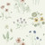 Galerie 27022 - Morgongava Floral Stems White Galerie Wallpaper roll - luxury design for UK feature walls