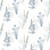 Galerie AF37716 - Abby Rose 4 Flora Flowers Blue Navy Grey Galerie Wallpaper roll - luxury design for UK feature walls
