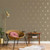 Galerie 7016 - Emporium Mehndi Motif Gold Galerie Wallpaper - shown in room setting