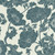 Galerie 14023 - Ekbacka Large Poppies White-Blue Galerie Wallpaper roll - luxury design for UK feature walls