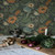 Galerie 33002 - Apelviken2 Floral Poppies Mustard Galerie Wallpaper - texture close-up detail
