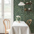 Galerie S65105 - Sommarang Leafy Vines Green Galerie Wallpaper - shown in room setting