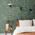Galerie S65105 - Sommarang Leafy Vines Green Galerie Wallpaper - texture close-up detail