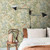 Galerie S83101 - Sommarang Swedish Flowers Leaves Beige Galerie Wallpaper - shown in room setting
