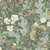 Galerie S83103 - Sommarang Swedish Flowers Leaves Green Galerie Wallpaper roll - luxury design for UK feature walls