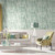 Galerie G78230 - Atmosphere Leafy Woodland AQUA Galerie Wallpaper - shown in room setting