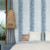 Galerie G78270 - Atmosphere SUBLIME STRIPE BLUE Galerie Wallpaper - shown in room setting