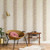 Galerie G78275 - Atmosphere SUBLIME STRIPE TAUPE Galerie Wallpaper - shown in room setting