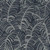 Galerie G78299 - Bazaar Palm Leaves Navy Silver Galerie Wallpaper roll - luxury design for UK feature walls