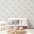 Galerie G78389 - Tiny Tots 2 Mermaids Grey Silver Glitter Galerie Wallpaper - shown in room setting