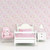 Galerie G78390 - Tiny Tots 2 Mermaids Pink Grey Glitter Galerie Wallpaper - shown in room setting