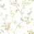 Galerie HM26326 - Rose Garden Trees Birds Yellow Gold Galerie Wallpaper roll - luxury design for UK feature walls
