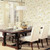 Galerie HM26326 - Rose Garden Trees Birds Yellow Gold Galerie Wallpaper - shown in room setting