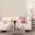 Galerie RG35738 - Rose Garden Vine Roses Silver Grey Galerie Wallpaper - shown in room setting