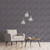 Galerie DWP0246-01 - Emporium Quatrefoil Trellis Purple and Silver Galerie Wallpaper - shown in room setting