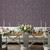Galerie DWP0250-01 - Emporium Acanthus trail Purple Galerie Wallpaper - shown in room setting