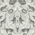 Galerie G78310 - Bazaar Tropical Wildlife Damask Grey Hopsack, Black Galerie Wallpaper roll - luxury design for UK feature walls
