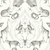 Galerie G78314 - Bazaar Tropical Wildlife Damask White, greys Galerie Wallpaper roll - luxury design for UK feature walls