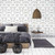 Galerie G78315 - Bazaar Tropical Wildlife Damask Mustard Galerie Wallpaper - texture close-up detail