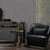 19019 - Roberto Cavalli 8 Charcoal Grey Imitation Leather Wallpaper