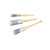 Rodo Diamond 3pc Synthetic Paint Brush Set 1x1", 1.5", 2"