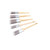Rodo Diamond 5pc Synthetic Paint Brush Set 2x1", 2x1.5", 1x2"