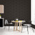 Galerie G45408 - Just Kitchens Chalkboard Menu Black Galerie Wallpaper - shown in room setting