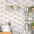 Galerie G45415 - Just Kitchens Free Range Black Red Beige Galerie Wallpaper - shown in room setting
