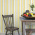 Galerie G45448 - Just Kitchens Multi Stripe Yellow Green White Galerie Wallpaper - shown in room setting