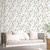 Galerie G78490 - Secret Garden Classic Bird Trail Fresh colours Galerie Wallpaper - shown in room setting