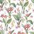Galerie G78505 - Secret Garden Hummingbirds Lillies Fresh colours Galerie Wallpaper roll - luxury design for UK feature walls