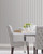 Galerie MD29462 - Simply Silks 4 Classic Stripe Pearl Galerie Wallpaper - shown in room setting