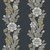 Galerie ET12700 - Arts and Crafts Blooming Stripe White Beige Black Galerie Wallpaper roll - luxury design for UK feature walls