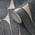 Galerie WH30170 - Welcome Home Geometric Leaf Silver Grey Galerie Wallpaper - shown in room setting