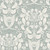 Galerie 83129 - Hjarterum Honeysuckle Damask Blue Galerie Wallpaper roll - luxury design for UK feature walls