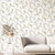 Galerie IS33301 - Italian Silks and Damasks Floral White Galerie Wallpaper - texture close-up detail