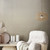 Galerie 34505 - Kumano Ruche Silk Beige Galerie Wallpaper - shown in room setting