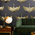 Galerie 34532 - Kumano Stork Black Gold Galerie Wallpaper - shown in room setting Galerie 34532 - Kumano Stork Black Gold Galerie Wallpaper - shown in room setting