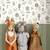 Galerie 14875 - Little Explorers 2 Wood Panelling Green Galerie Wallpaper - shown in room setting