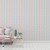 Galerie MC61051 - Maison Charme Floral,Stripe PinkWhite Galerie Wallpaper - shown in room setting