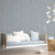 Galerie G67764 - Natural FX2 Bamboo Blue White Galerie Wallpaper - shown in room setting