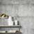 Galerie 95027 - Natural Opulence Aged Concrete Grey Galerie Wallpaper - shown in room setting