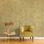 Galerie 65204 - Precious Satin Antique Gold Galerie Wallpaper - shown in room setting