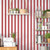 Galerie G67525 - Smart Stripes 3 Awning Stripe Red Galerie Wallpaper - shown in room setting