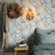 Galerie S65103 - Sommarang 2 White orange blue Galerie Wallpaper - shown in room setting Galerie S65103 - Sommarang 2 White orange blue Galerie Wallpaper - shown in room setting