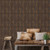 Galerie G68015 - Utopia Geometric Arch Bronze Brown Galerie Wallpaper - shown in room setting