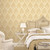 Galerie CI38222 - Classic Silks 4 Damask Traditional Beige Galerie Wallpaper - shown in room setting