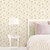 Galerie CI38226 - Classic Silks 4 Floral Traditional Beige Galerie Wallpaper - shown in room setting